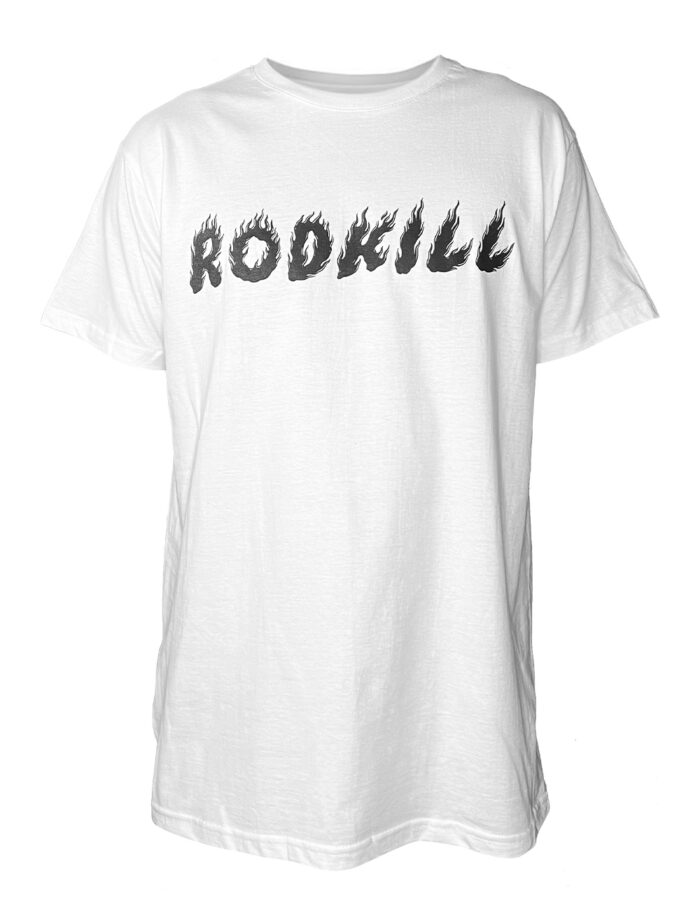 Tee-shirt Rodkill "Burn" - Blanc