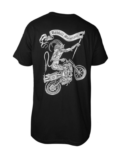 Tee-shirt Rodkill "Motorcycle" - Noir