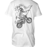 Tee-shirt Rodkill "Motorcycle" - Blanc