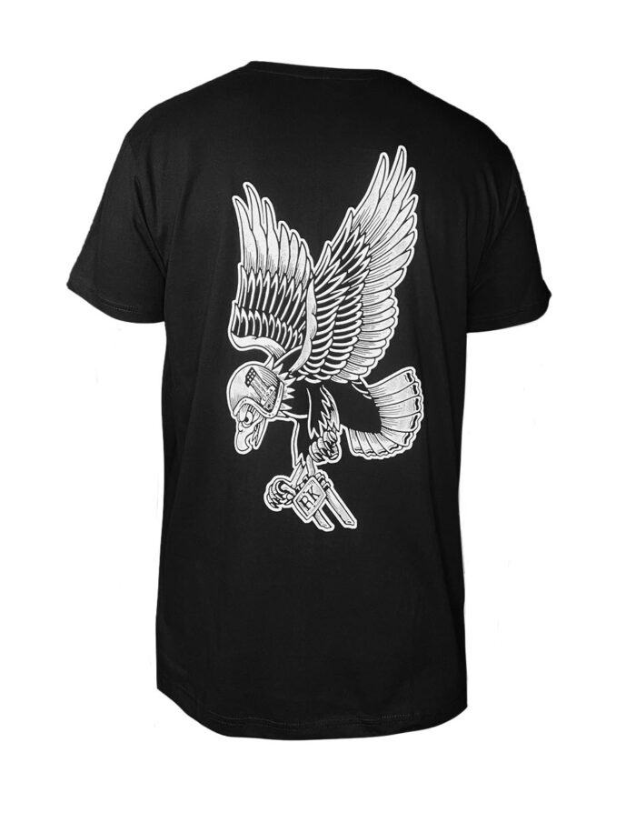 Tee-shirt Rodkill "Eagle" - Noir