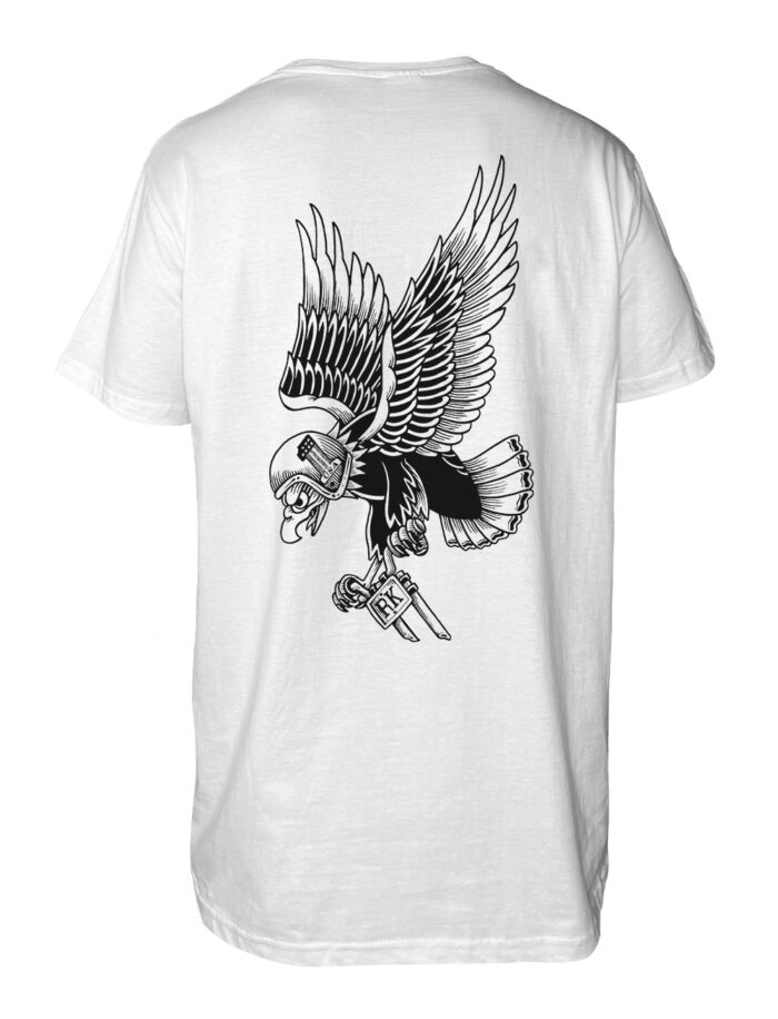 Tee-shirt Rodkill "Eagle" - blanc