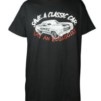 Tee-shirt Rodkill "Save a classic car" - Noir