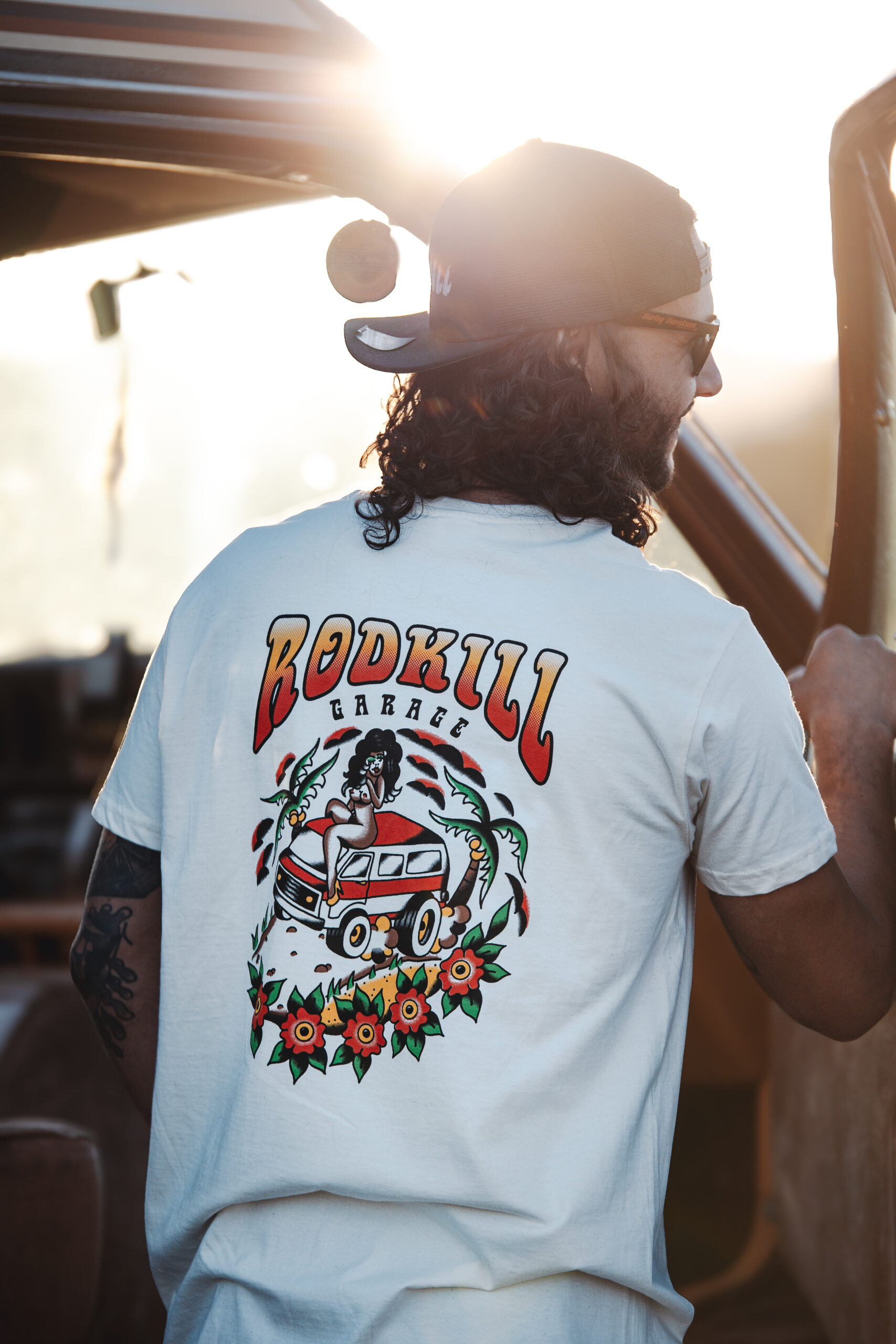 Tee shirt van girl Rodkill Garage